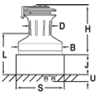 Kép 2/2 - 28STE Compact 12V deck feletti csörlő