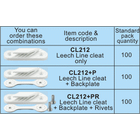 Kép 3/3 - CL212 Trimmzsinór cleat (Starboard)