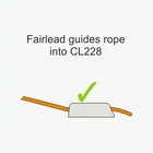 Kép 2/4 - CL228 Vertical beépített kötélvezetővel
