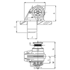 Kép 2/3 - KOBRA horgonycsörlő 12V/1000W 8mm