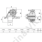 Kép 3/3 - KOBRA horgonycsörlő 12V/1000W 8mm