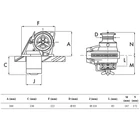 Kép 3/3 - KOBRA horgonycsörlő 12V/1000W 8mm