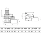 Kép 3/3 - X4 horgonycsörlő 24V/2,3kW 10mm