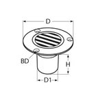 Kép 2/2 - Kokpit leeresztő A4 D82/37mm