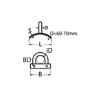 Kép 2/2 - Árbócszem horizontális 51x39mm