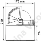 Kép 2/2 - PLASTIMO OLYMPIC-135 pedesztál ház