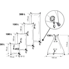 Kép 2/3 - Víztartály 150 liter, flexibilis