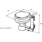Kép 2/3 - Bayonet ABS toilet
