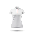 Kép 3/3 - UVActive 1/4 zip női rövidújjú póló, fehér