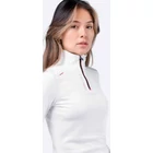Kép 1/2 - UVActive 1/4 zip női hosszúújjú póló, fehér