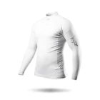 Kép 1/3 - Eco Spandex férfi hosszúújjú póló, fehér