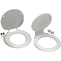 Toilet, ülés+fedő, műanyag
