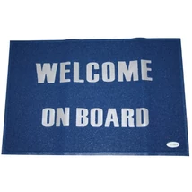 Lábtörlő "Welcome on Board" 40x60cm, kék