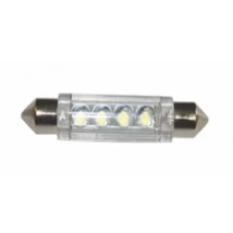 LED izzó 12V T11 szofita 4 LED