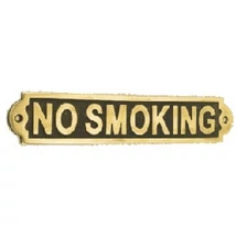 Réztábla: NO SMOKING
