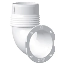 Szellőzőrácshoz adapter 90°
