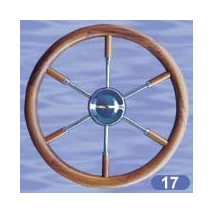 Kormánykerék 45cm acél-teak