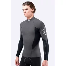 MICROFLEECE X TOP FÉRFI, FEKETE