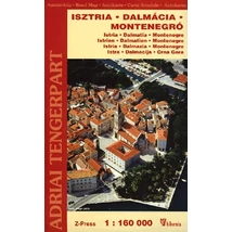 Adria tengerpart autóstérkép