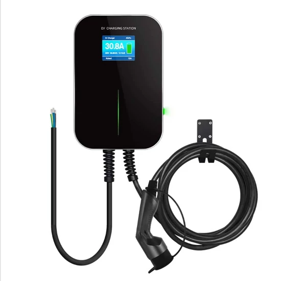 Besen WALLBOX RED Hálózatfigyelős elektromos autó fali töltő | 22 kW – 3x32A | 6m – Type 2 | DLB – BASIC