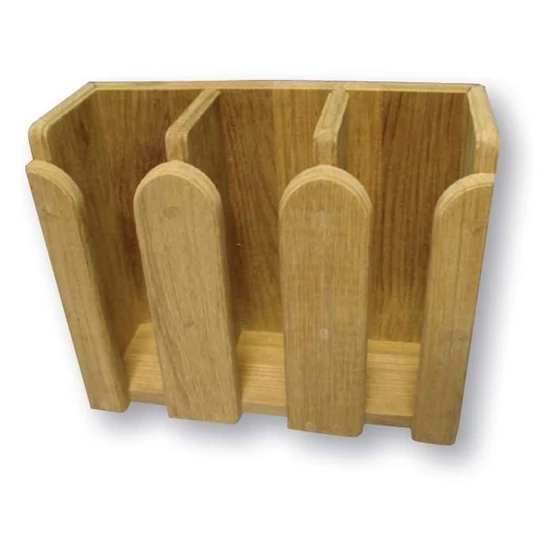 Teak bögretartó L 320/ H 255mm