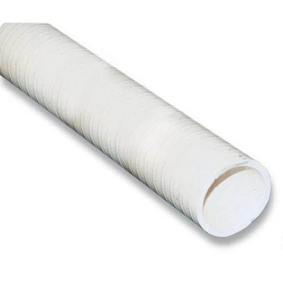 Szanitercső 19mm, fehér