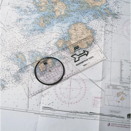 Navigációs plotter, fekete