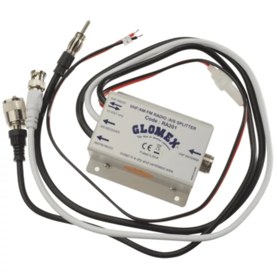VHF/AM-FM/AIS antenna splitter