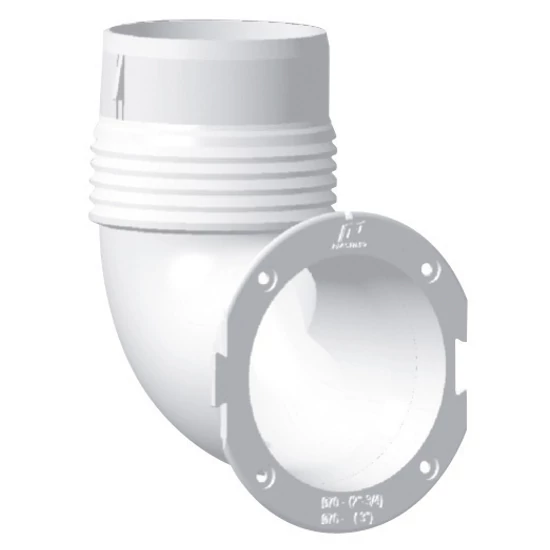 Szellőzőrácshoz adapter 90°