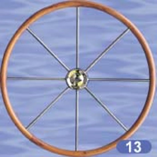 Kormánykerék, teak-rim (13)