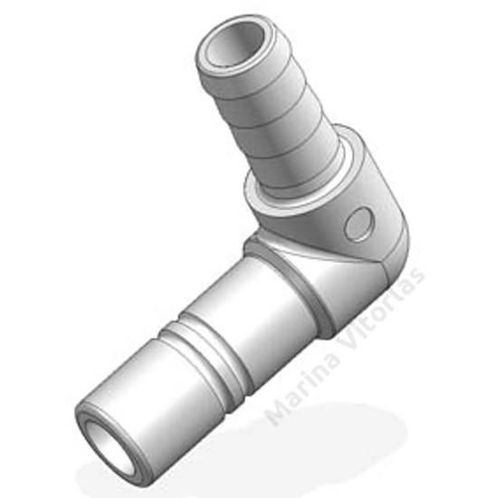 Csőadapter könyök, flexi 1/2"-15mm