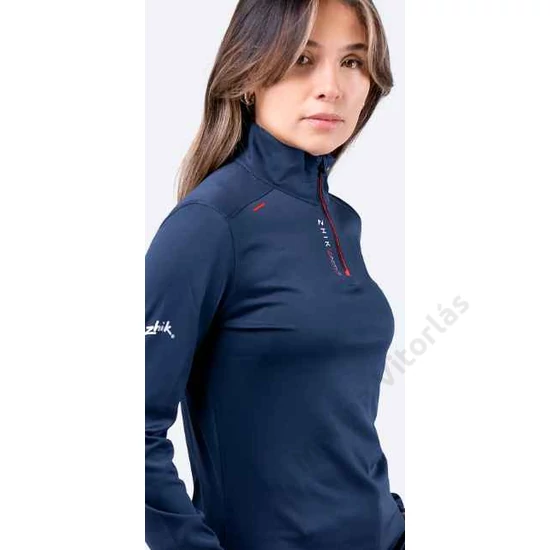 UVActive 1/4 zip női hosszúújjú póló, navy