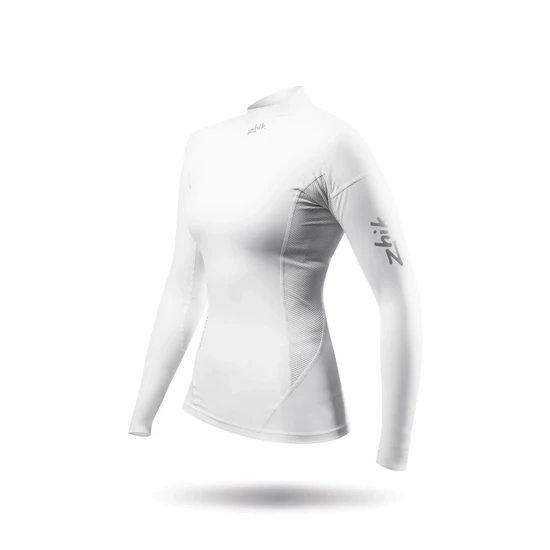 Eco Spandex női hosszúújjú póló, fehér