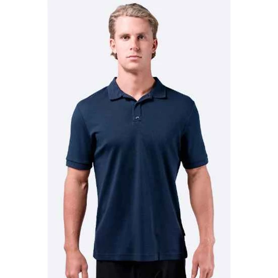 PIMA cotton férfi póló, navy