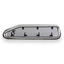 PORTLIGHT OPEN 688x175/XX mm, alu -  bal