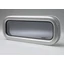PORTLIGHT OPEN 347x171/24 mm alu, fekete