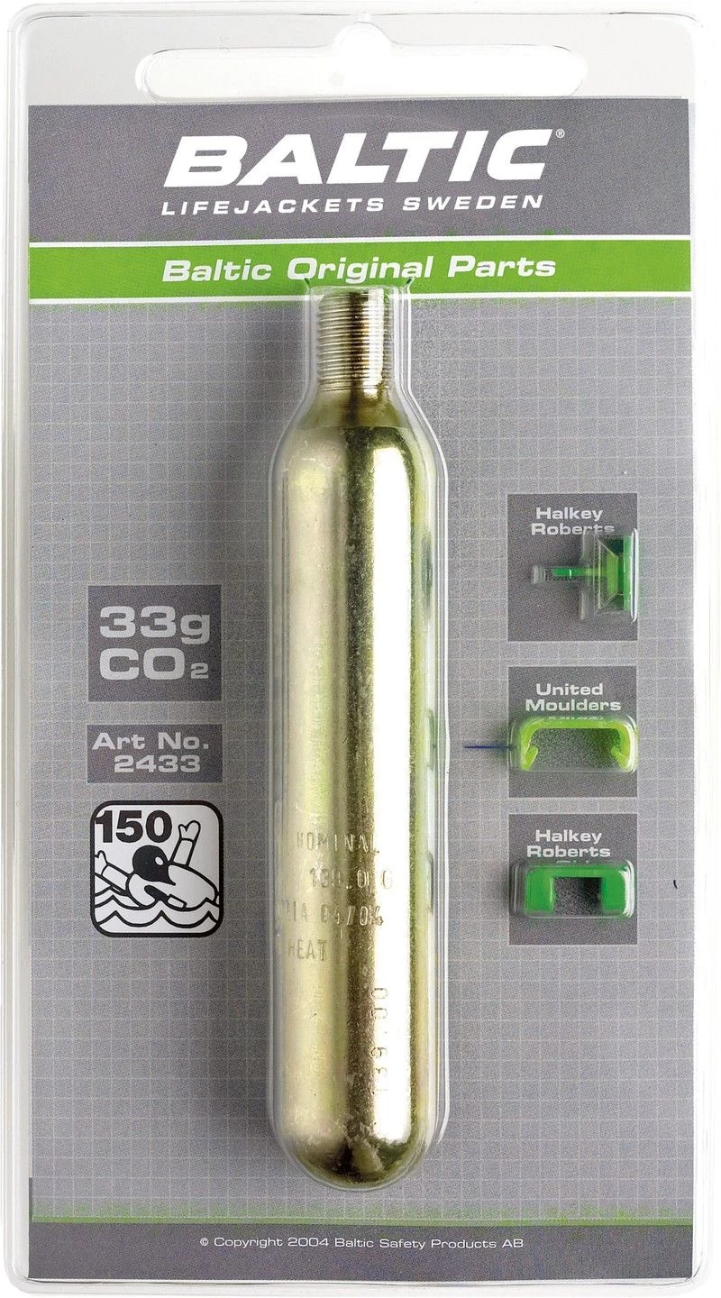 CO2 patron 33 gr.+jelzőcsap