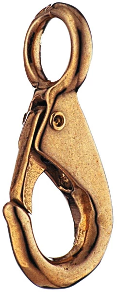 HS füles karabiner 55mm, réz