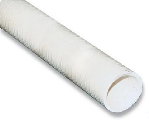 Szanitercső 19mm, fehér