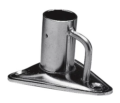 Relingoszlop-talp, inox
