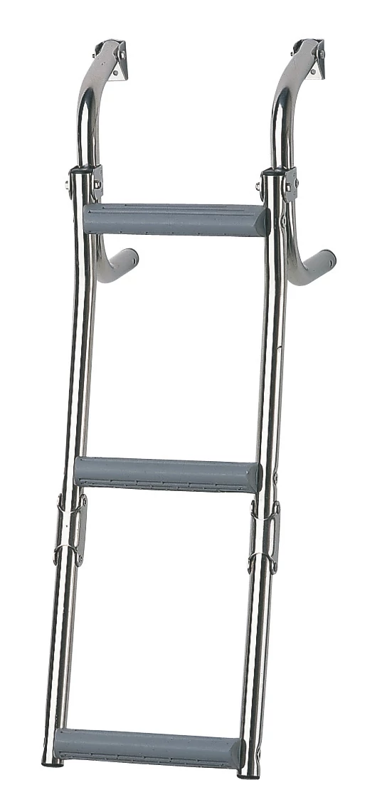 Fürdőlépcső, keskeny, 3 fokos