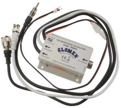 VHF/AM-FM/AIS antenna splitter