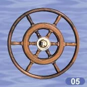 Kormánykerék 60cm-teak