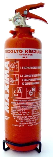 Tűzoltókészülék 1kg ABC porral