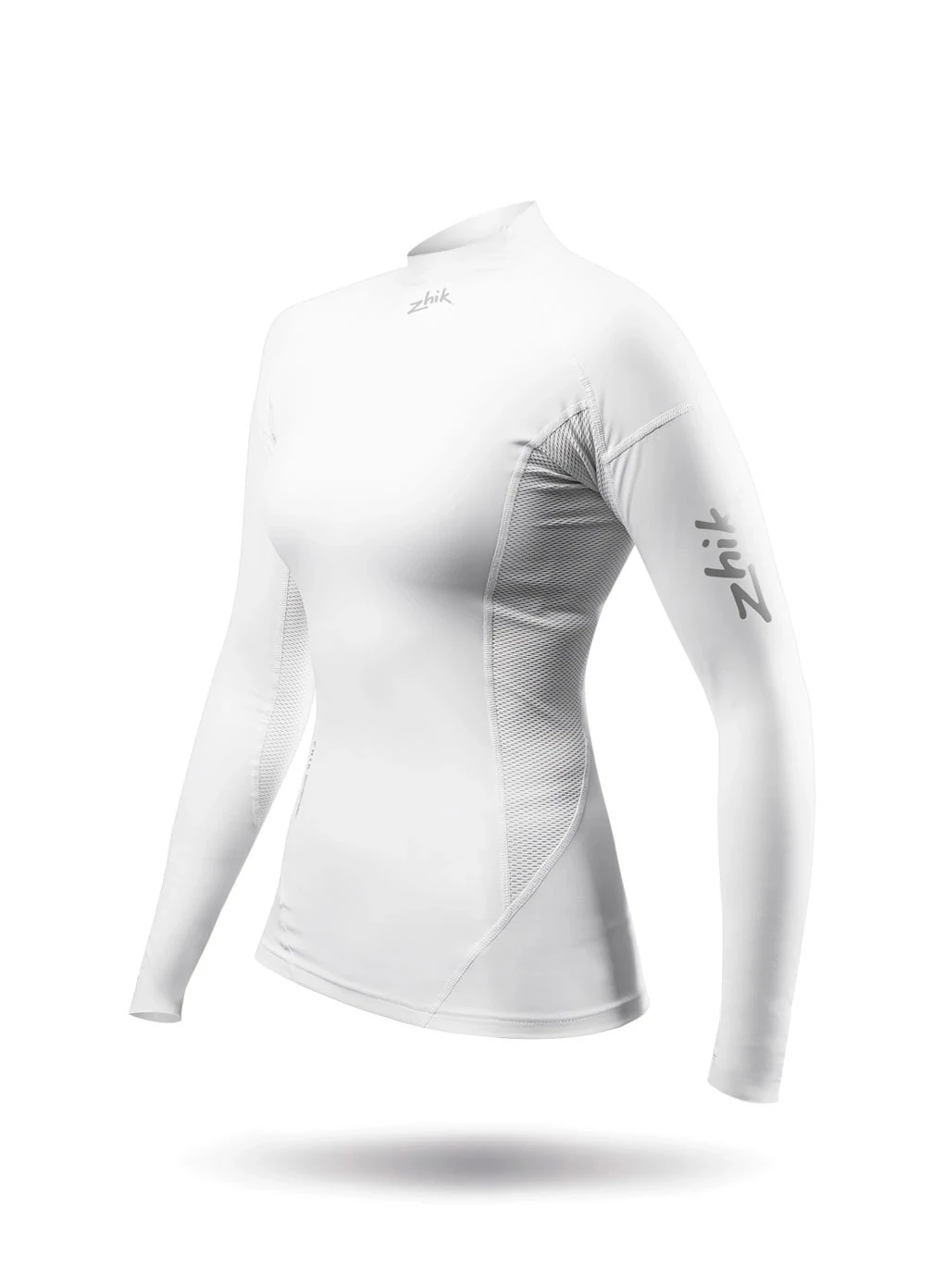 Eco Spandex női hosszúújjú póló, fehér