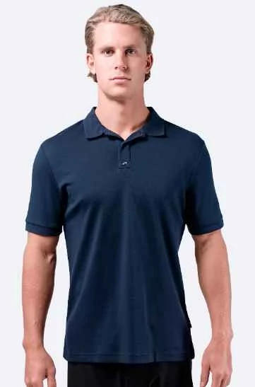 PIMA cotton férfi póló, navy